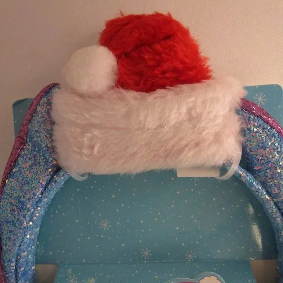Disney Lilo & Stitch Fashion Santa Headband Girls Christmas dress-up costume New - Picture 6 of 8